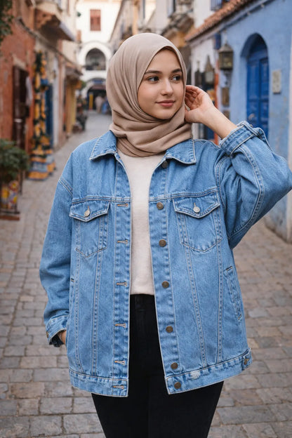 Veste en Jean Premium – Style Contemporain