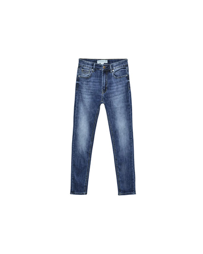 Jean Slim Femme Bleu Denim – Coupe Ajustée & Élégance Quotidienne