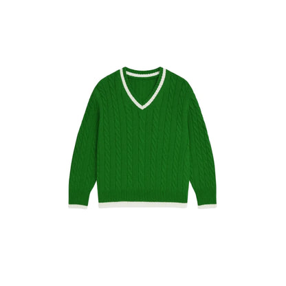 Pull  Col V en Maille
