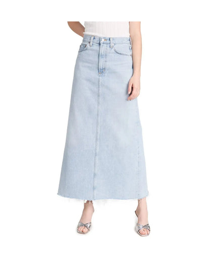 Jupe Longue en Jean – Coupe Droite Élégante