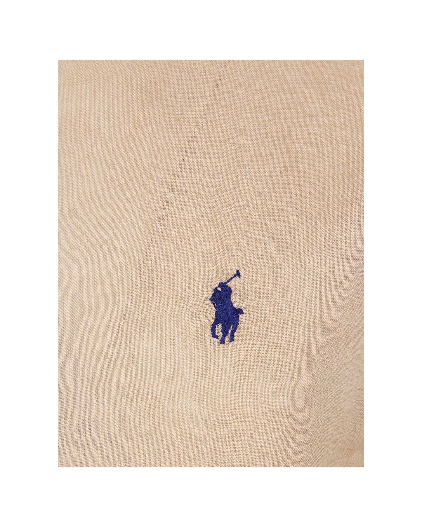 Chemise Polo Ralph Lauren en Lin Beige Femme – Élégance & Confort Premium