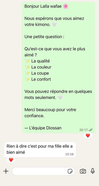 Avis client