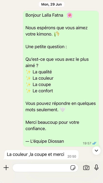 Avis client